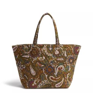 $34.99 Vera Bradley Women s Outlet Cotton Travel Tote Bag Buta Spray : Target