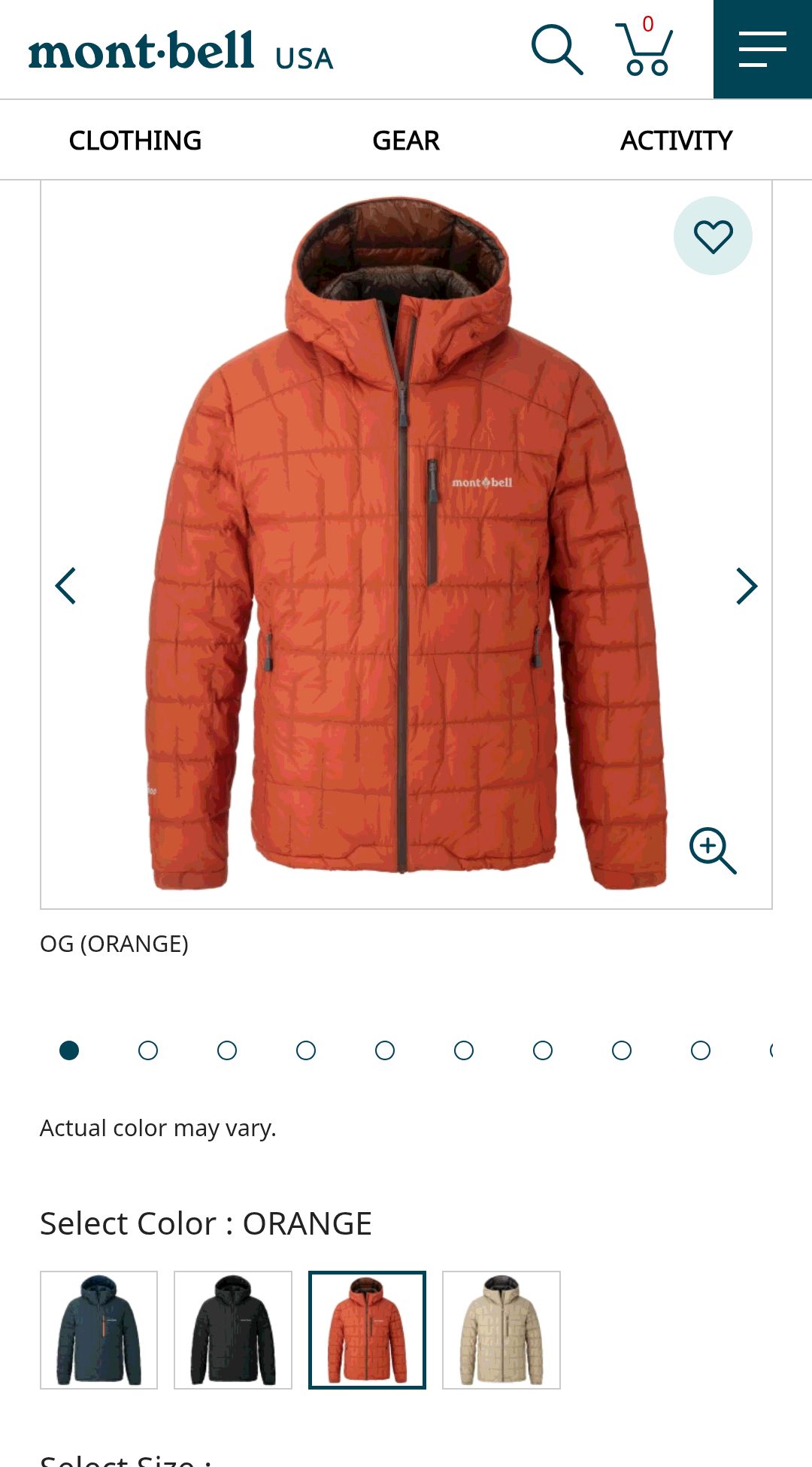 Ignis Down Parka Men's | Montbell America