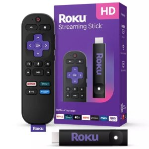 $19.99 Roku Streaming Stick 2025 HD Roku Streaming Device with Voice Remote: Wi-Fi, HDMI, 1080p, Apple Airplay : Target