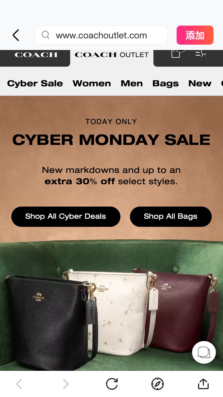 COACH® Outlet: 网一延期一天