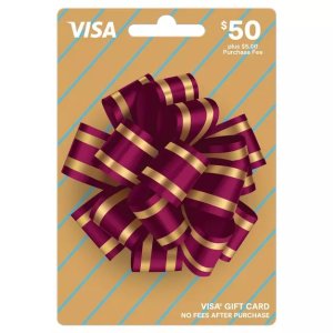 $55 Visa Gift Card - $50 + $5 fee : Target