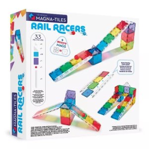 $89.99 MAGNA-TILES Rail Racers Magnetic Building Set : Target
