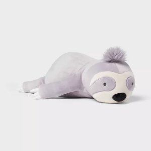 $18.75 Sloth Weighted Plush Kids  Throw Pillow Gray - Pillowfort™ : Target