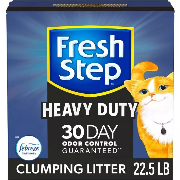 Fresh Step Heavy Duty 30-Day Clumping Scented Odor Control Cat Litter - 22.5lbs : Target