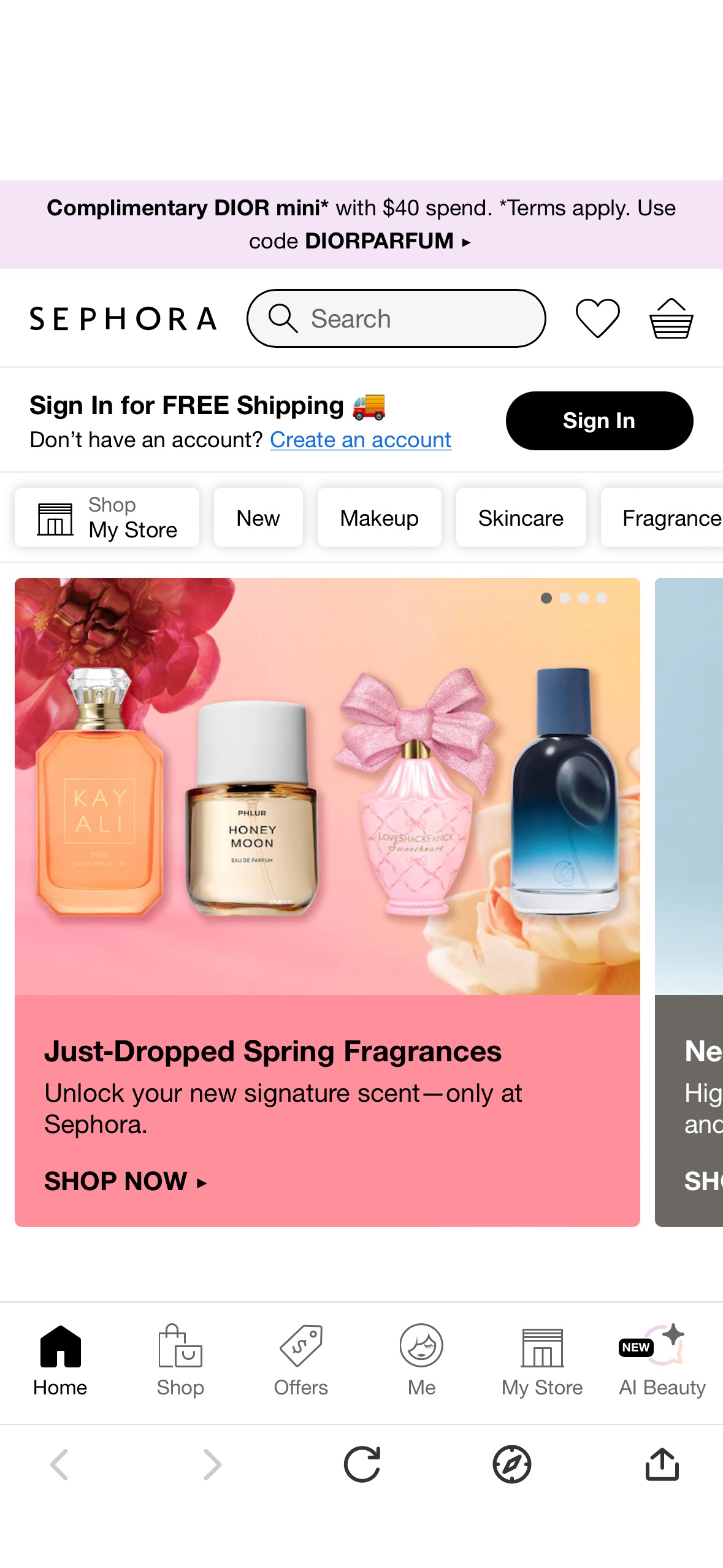 Makeup, Skincare, Fragrance, Hair & Beauty Products | Sephora