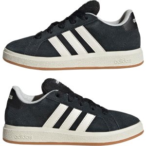 $41.25 Amazon.com | adidas Unisex-Kids Grand Court 00s Sportswear, Black/Off White/Gum, 2.5 | Sneakers