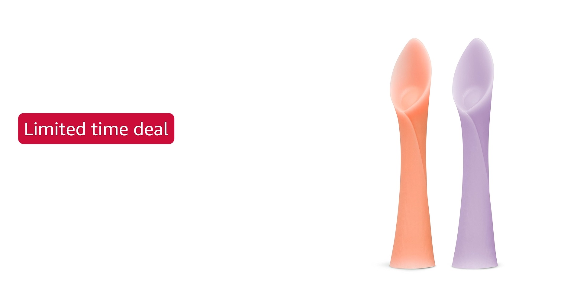 Olababy Soft-Tip Training Spoons - Perfect for Baby Led Weaning