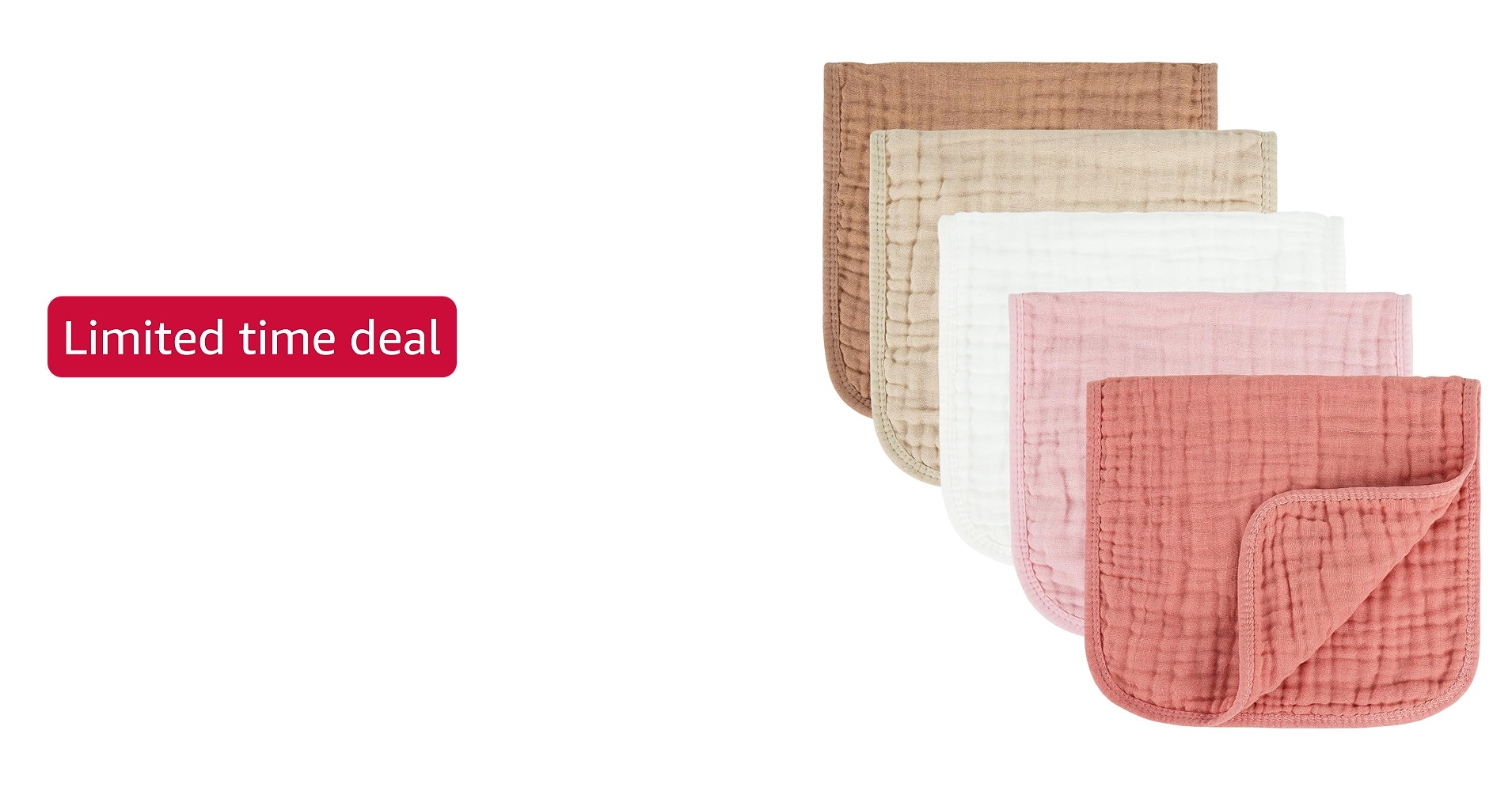 MIGIOL Baby Burp Cloth - Soft, Absorbent Cotton Muslin