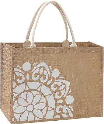 TRIFABRICY Woven Straw Beach Tote Bag