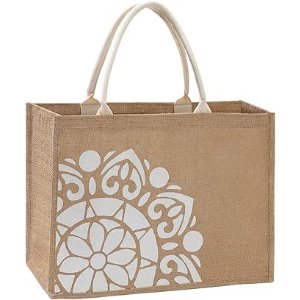 $19.98 TRIFABRICY Woven Straw Beach Tote Bag