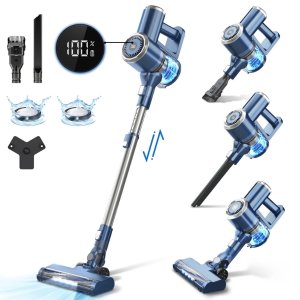 $69.99 PrettyCare Cordless Stick Vacuum Cleaner, 2600mAh 6-in-1 Lightweight Upright for Carpet Hard Floor Pet Hair W200 Upgraded - Walmart.com