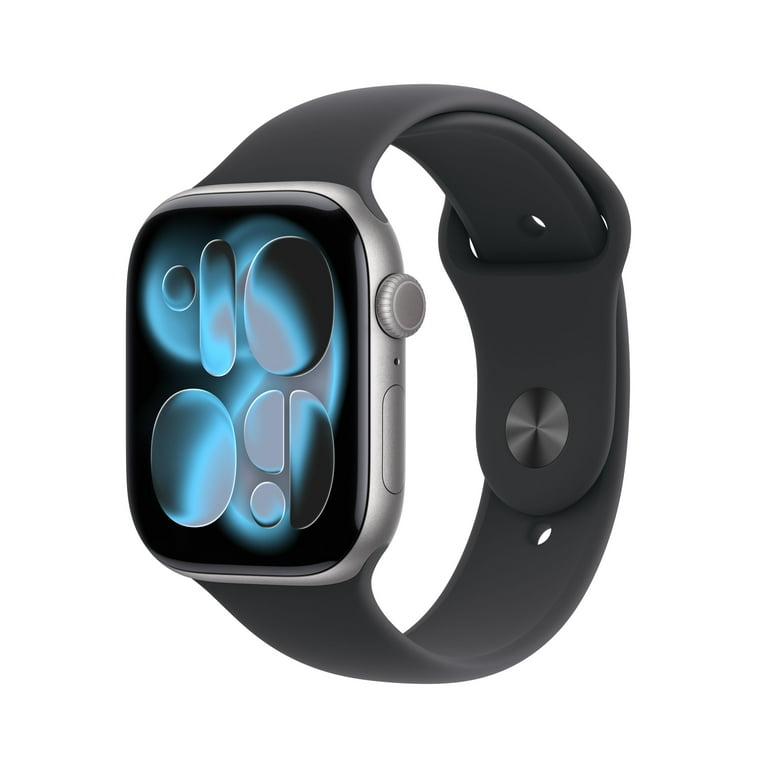 Apple Watch Series 11 GPS + Cellular 46mm Smartwatch, Space Gray Aluminum Case, Black Sport Band S/M - Walmart.com
