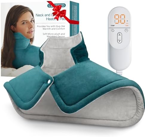 Amazon.com: Neck Heating Pad, Upgraded PTC+NTC Even Heating, Heat Pad for Neck Shoulders Back, Versatile Electric Heated Neck Wrap for Full-Body Relax, Birthday Gifts for Women Men, Mothers 