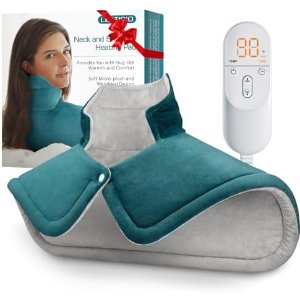 $24.49 Amazon.com: Neck Heating Pad, Upgraded PTC+NTC Even Heating, Heat Pad for Neck Shoulders Back, Versatile Electric Heated Neck Wrap for Full-Body Relax, Birthday Gifts for Women Men, Mothers 