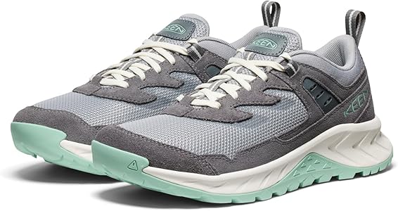 KEEN Women's Hightrail Vent Low Height Durable Lightweight Breathable Leather Hiking Shoes, Steel Grey/Lichen, 6 : Tools & Home Improvement