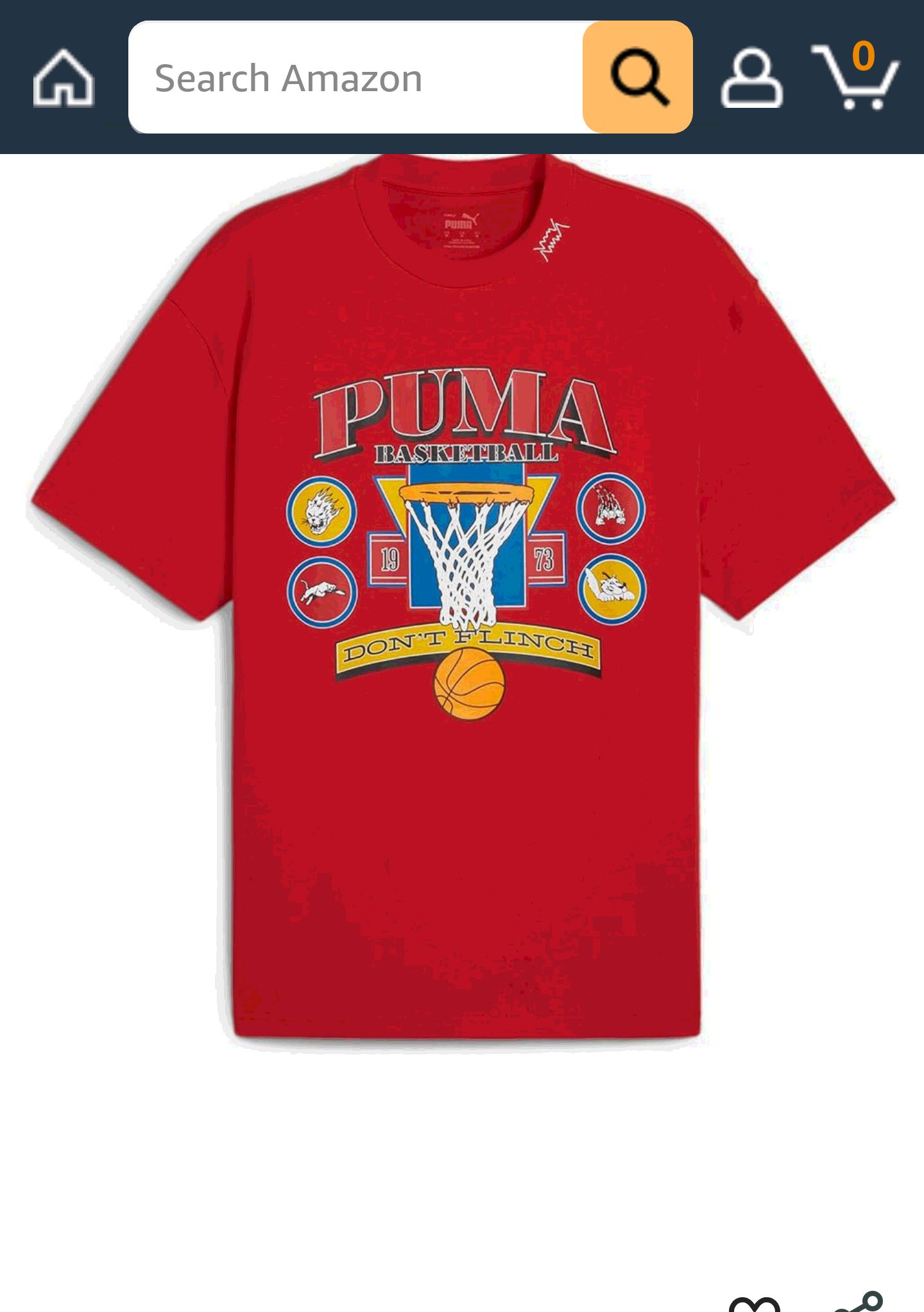 PUMA Mens Basketball Graphic T-Shirt | Amazon.com