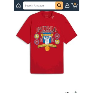 $8.14 PUMA Mens Basketball Graphic T-Shirt | Amazon.com