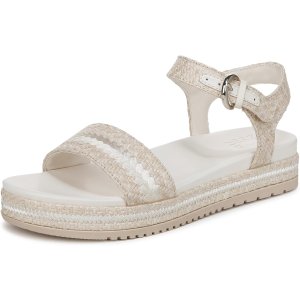 $39.99 Naturalizer Womens Neila Sandal Eggshell Beige Raffia 9.5 W | Flats