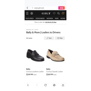 $0 Bally & More | Loafers to Drivers: / Gilt
