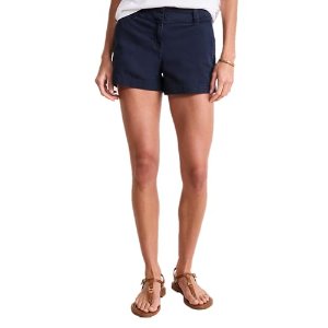 $34.99 vineyard vines Women s 3 1/2 Inch Herringbone Every Day Shorts, Nautical Navy, 4 | Amazon.com