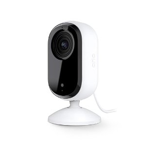$15.99 Arlo Essential Security Camera HD | Indoor Only | 2nd Gen | Pet Camera & Baby Monitor | Wired, Automated Privacy Shield, 2-Way Audio, Night Vision, Live Stream, Motion Alerts,Notifications|White 1 Cam