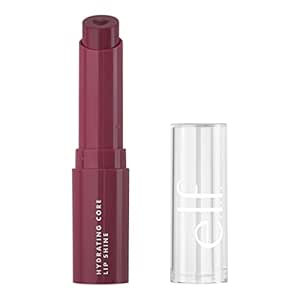 Amazon.com : e.l.f. Hydrating Core Lip Shine with Shea Butter &amp; Vitamin E, Tinted Lip Balm for A Smooth, Glossy Finish &amp; Long-Lasting Moisture, Delightful Mauve : Beauty &amp; Personal Care