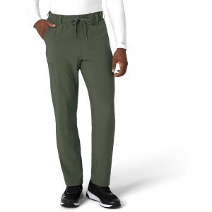 $12.03 Carhartt Force Cross-Flex Men s Straight Leg Scrub Pant, Olive, 3XL TAL: Clothing, Shoes & Jewelry