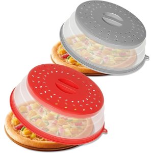 $9.99 CasaCulina 可折疊微波爐防濺蓋 (2 PCS)