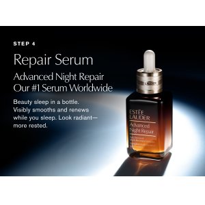$68 Estée Lauder Advanced Night Repair Face Serum Synchronized Multi-Recovery Complex with Hyaluronic Acid & Peptides| Anti Aging & Hydrating, 1 Fl Oz : Beauty & Personal Care