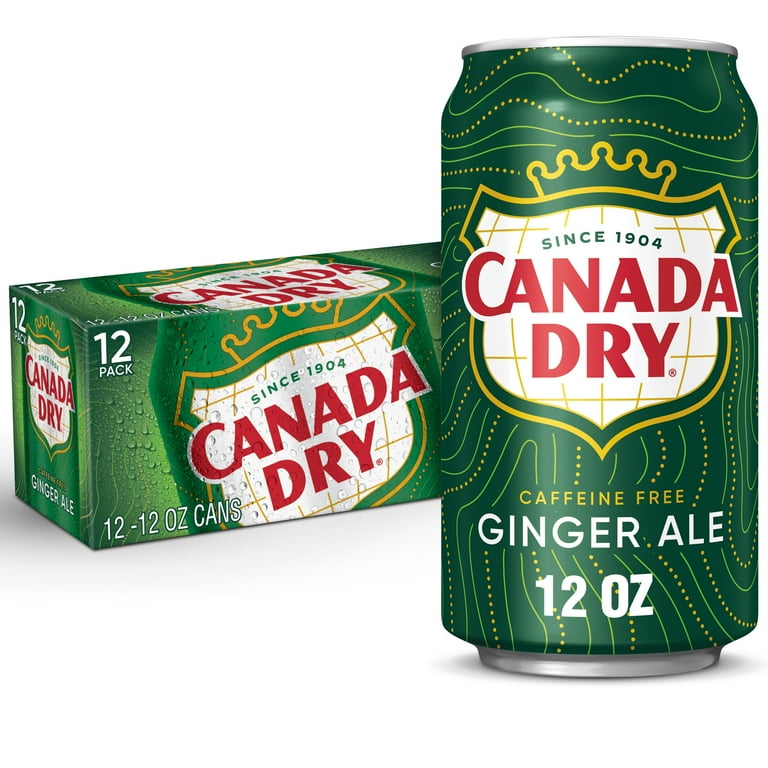 Canada Dry Ginger Ale, 12 Fl Oz, 12 Count, Caffeine Free - Walmart.com