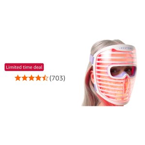 $398 iRestore LED Face Mask - Radiant, Youthful Skin with Light Therapy