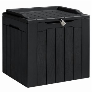 $22.99 Homall, Outdoor Deck Storage Box, 31 Gallon, Resin Waterproof Seat - Walmart.com