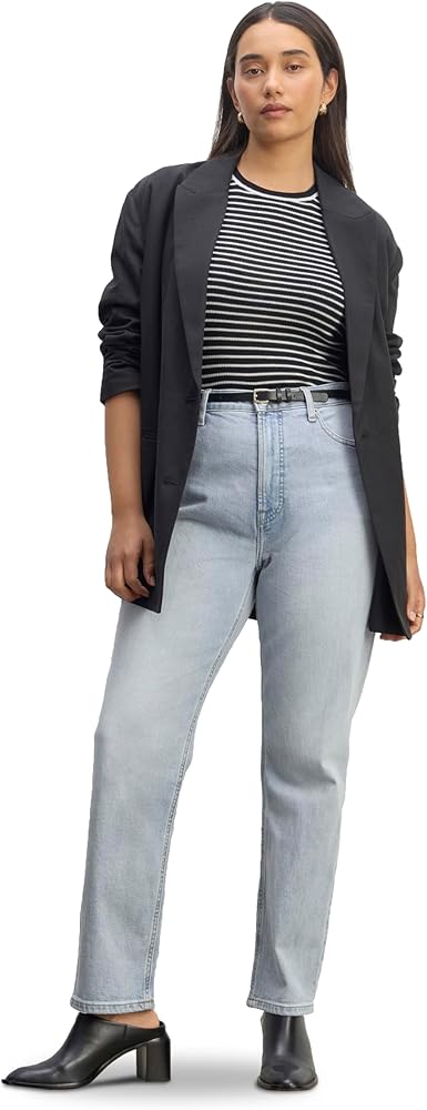 Everlane The Cheeky Hourglass Jean (28.5" Inseam) - Light Sky 23 at Amazon Women's Jeans store
