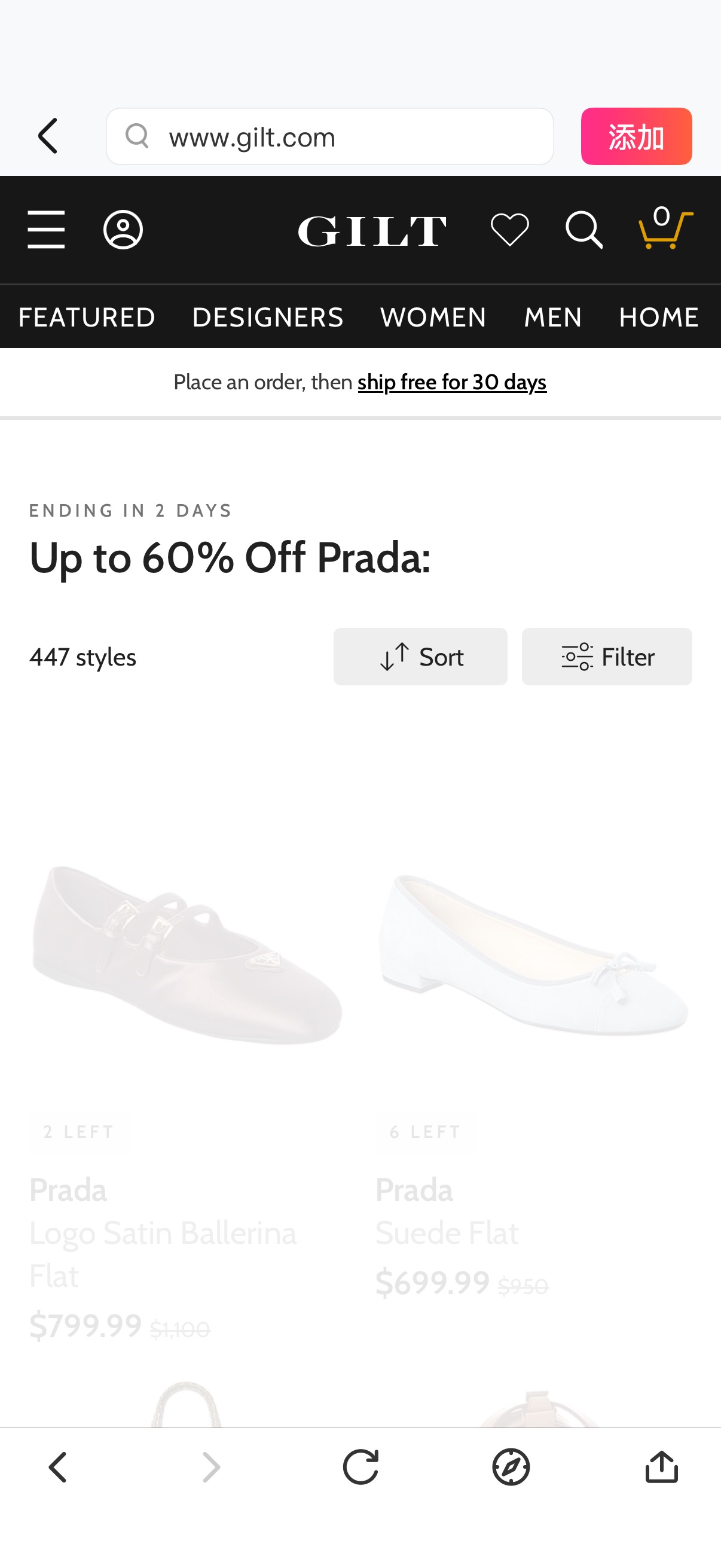 Up to 60% Off Prada: / Gilt