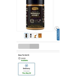 $79.99 Comvita Certified UMF 18+ (MGO 696+) Raw Manuka Honey, 17.6 oz | Costco