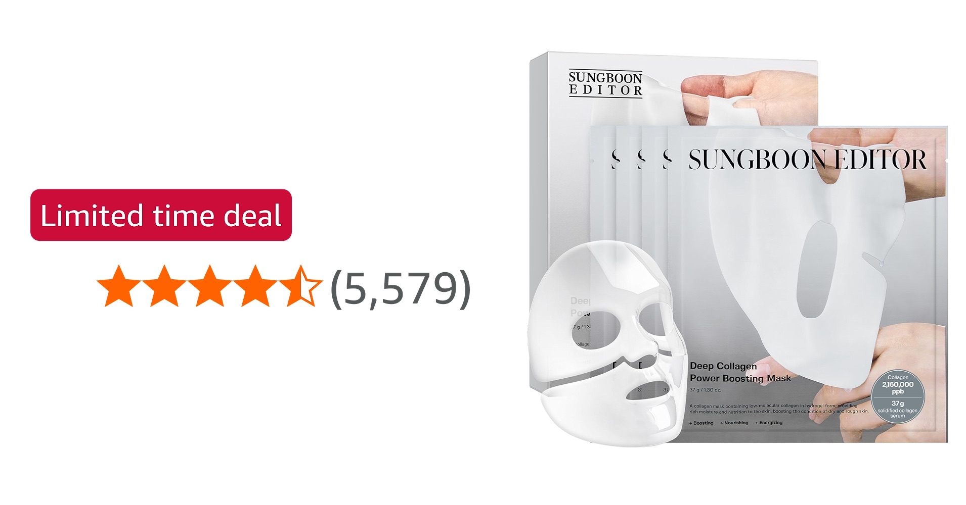 SUNGBOON EDITOR Deep Collagen Overnight Mask - Viral TikTok Sensation