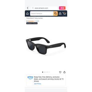 $390 Amazon.com: Ray-Ban Meta (Gen 2), Wayfarer, Matte Black | Smart AI Glasses for Men, Women — 2x Battery Life — 3K Ultra HD Resolution — 12 MP Ultra-Wide Camera, Audio, Video — Transitions® Grey Lenses 