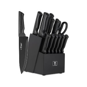 $28.99 15-Piece Kitchen Knife Set w/ Block