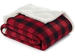 Eddie Bauer Sherpa Throw Blanket 50x60