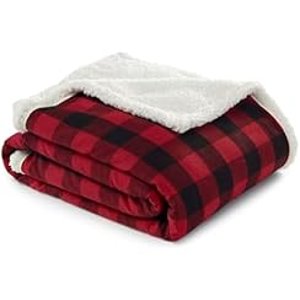 $8.99 Eddie Bauer Sherpa Throw Blanket 50x60