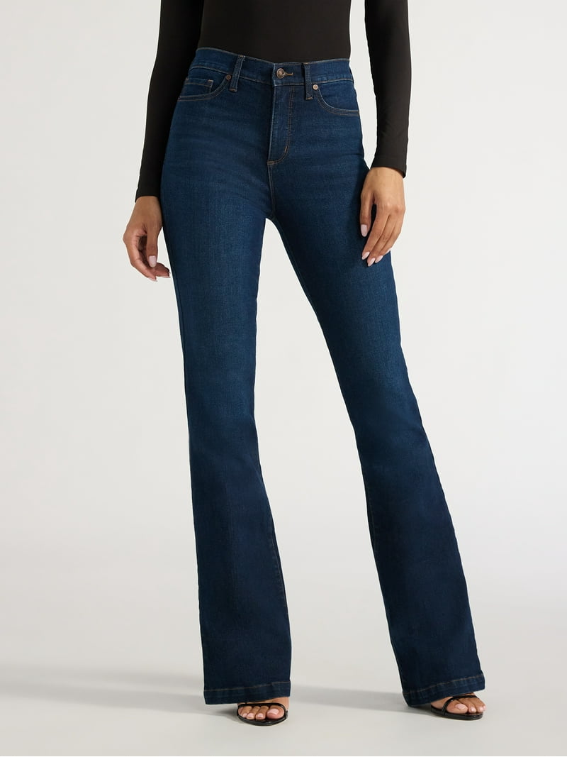 Sofia by Sofia Vergara Women's and Women's Plus Melisa Flare High Rise Jeans, 30.5", 32.5" and 34.5" Inseams, Sizes 0-28 - Walmart.com