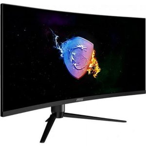 $174.00 MSI 34  Curved UWQHD (3440 x 1440) HDMI DP 144Hz 1ms Adaptive-Sync LCD Gaming Monitor - Optix MAG342CQR - Walmart.com