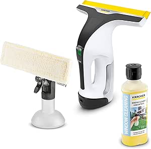 Amazon.com: Kärcher WV 6 Electric Window Vacuum Squeegee 11" - Cleans Showers, Mirrors, Glass, and Countertops - Electric Squeegee : Health &amp; Household