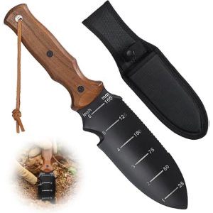 $19.99 Amazon.com : PERWIN Hori Hori Garden Knife, Garden Tools with Sheath for Weeding, Planting, Digging, 7  Stainless Steel Blade with Cutting Edge, Full-Tang Wood Handle with Hanging Hole : Patio, Lawn &