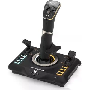 $39.99 Turtle Beach VelocityOne Flightstick Universal Simulation Controller Joystick for Air & Space Combat Simulation - Xbox Series X, Xbox Series S, Xbox One, Windows 10, and Windows 11 PCs : Video Games