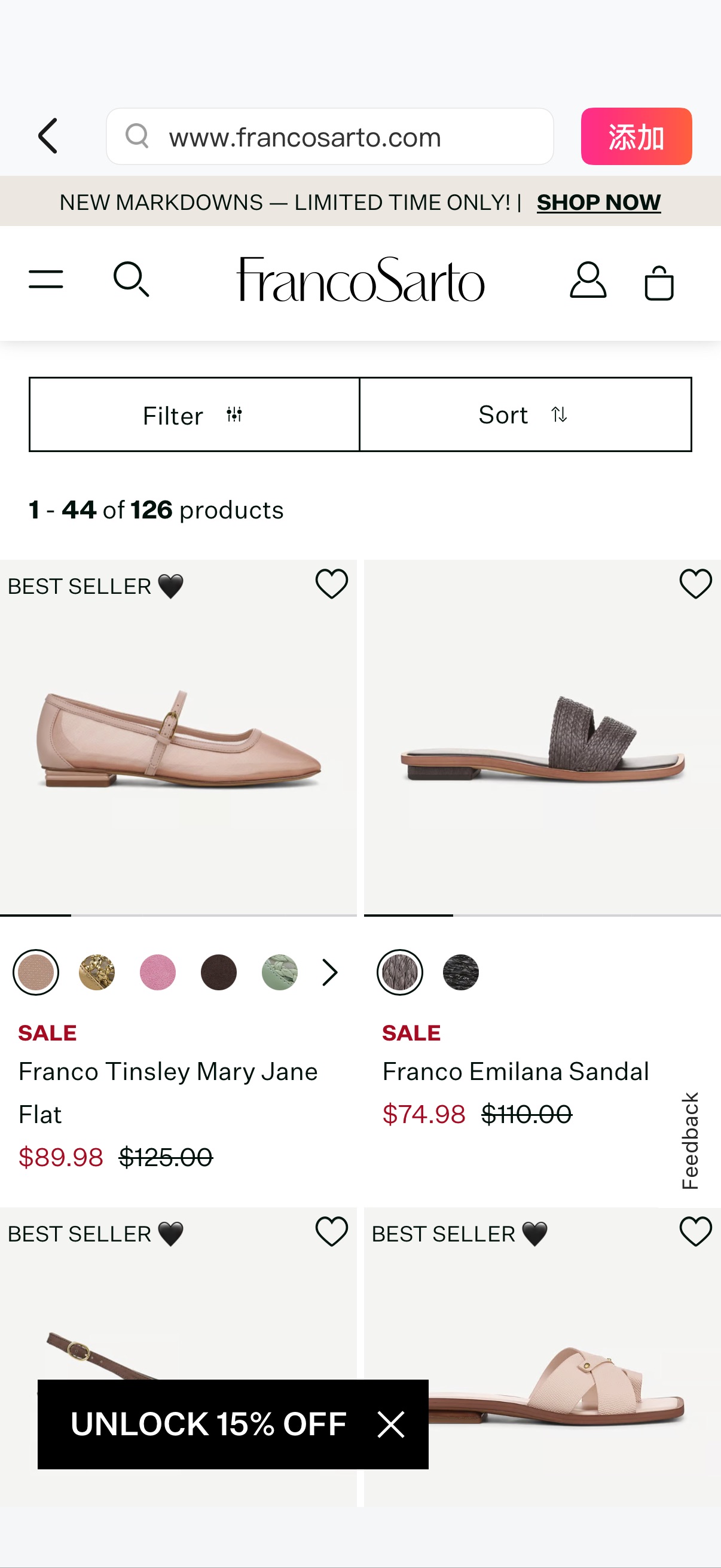 Women's Shoes on Sale | Franco Sarto低至五折