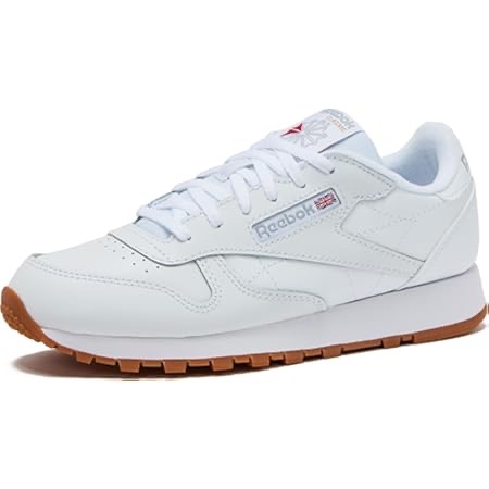 Amazon.com | Reebok Men's Classic Harman Run Sneaker, us-White/Gum, 3.5 M US | Fashion Sneakers