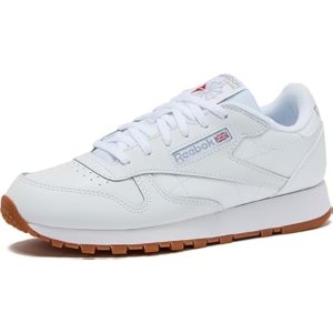 $33.03 Amazon.com | Reebok Men s Classic Harman Run Sneaker, us-White/Gum, 3.5 M US | Fashion Sneakers