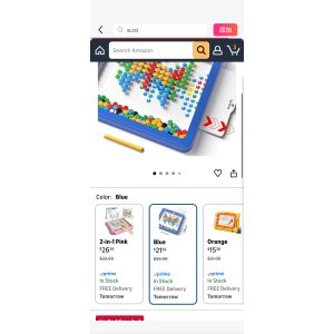 $21.59 Amazon.com: Large Magnetic Dots Board for Toddlers, Magnetic Drawing Board for Kids, Magnetic Dot Art with Magnetic Pen, Montessori Preschool Education Travel Toys for Kids Boys Girls Age 2 3 4 5 6 7 