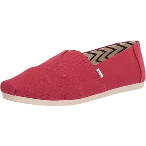 $25.65 Amazon.com | TOMS Men's Alpargata Espadrille Loafer Flat, Red, 10 | Flats